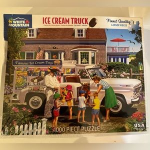 NIB 1000 piece Ive Cream Truck jigsaw puzzle from white mountain.